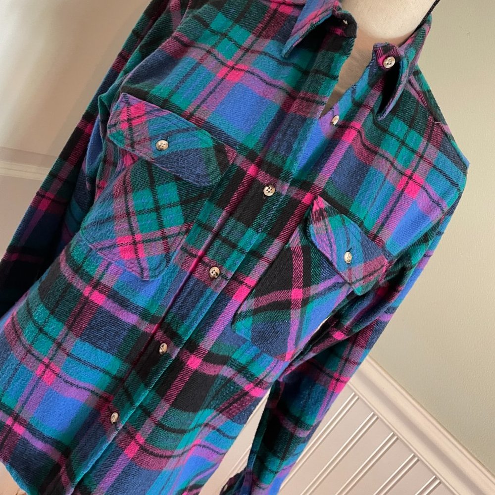 Vintage Gander Mountain Womens Flannel Long Sleeve Medium